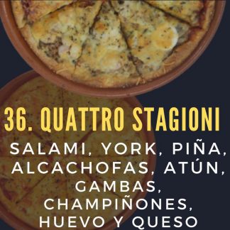PIZZA 36 QUATTRO STAGIONI